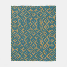 Cobertor De Velo Turquoise Art Deco