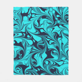 Cobertor De Velo Turquoise Marble