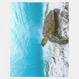 Cobertor De Velo Turtle Fleece Blanket