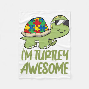 Cobertor De Velo Turtle Incrível Autismo Quebra-cabeça