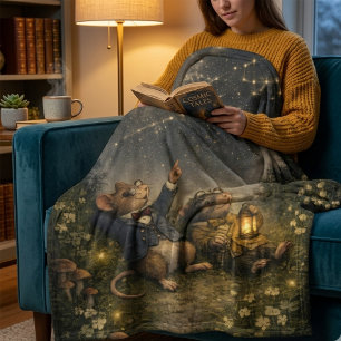 Cobertor De Velo Tux e Twitch sob as Estrelas