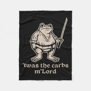 Cobertor De Velo Twas The Carbs Mlord Engraçado Memória Medieval Do