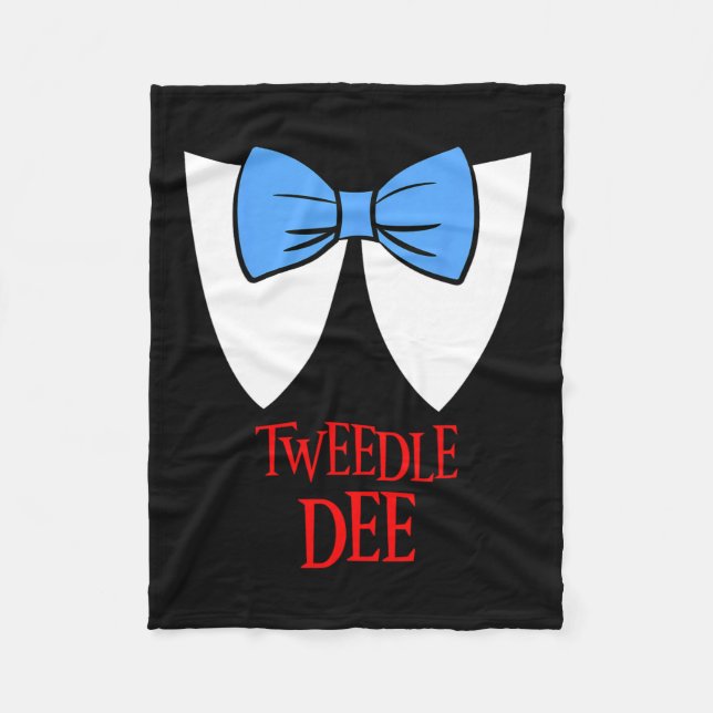 Cobertor De Velo Tweedle Dee Costume Halloween Fairytale (Frente)