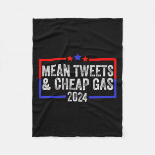 Cobertor De Velo Tweets E Gás Barato Engraçado 2024 Pro Trump