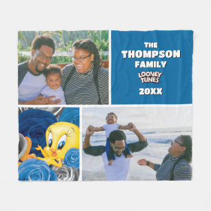 Cobertor De Velo Tweety with Rosa Family Photo (Tweety com foto da 