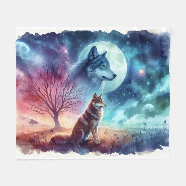 Cobertor De Velo Twilight Guardians: Between Earth and Spirit (Frente (Horizontal))