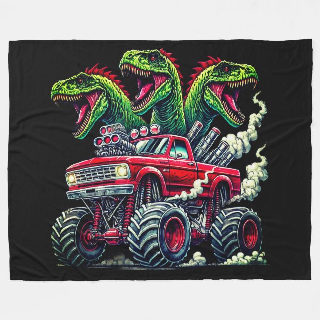 Cobertor De Velo Tyrannosaurus Rex (Frente (Horizontal))