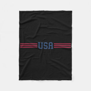 Cobertor De Velo U S Shirt Women Men Patriótico Americano White 4th
