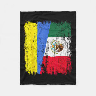 Cobertor De Velo Ucrânia México Meia Bandeira Herança Ucraniana Mex