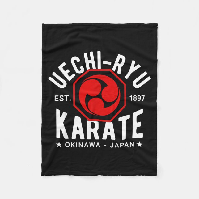 Cobertor De Velo Uechi Ryu Karate Do Martial Arts Japan Tokyo  (Frente)