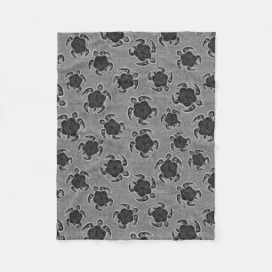 Cobertor De Velo Uhane Honu Hibiscus Batik Hawaiian Turtle
