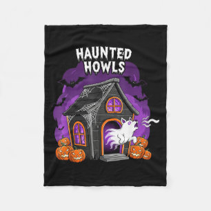 Cobertor De Velo Uivos Assombrados Fantasia de Halloween Cão Fantas