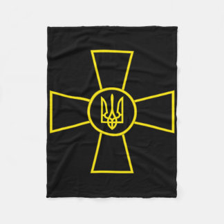 Cobertor De Velo Ukraine Armed Forces Emblem Ukrainian Army Flag (y