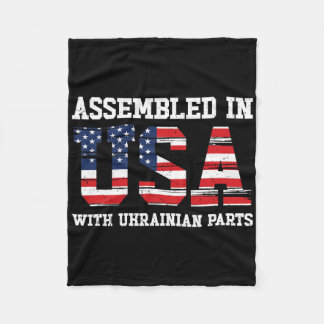 Cobertor De Velo Ukrainian American Patriot Usa Grown Ukraine Us Fl