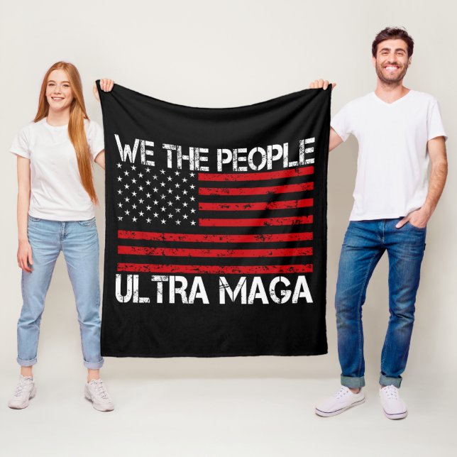 Cobertor De Velo Ultra Maga Pro Trump 2024 Republicano Engraçado (In Situ)