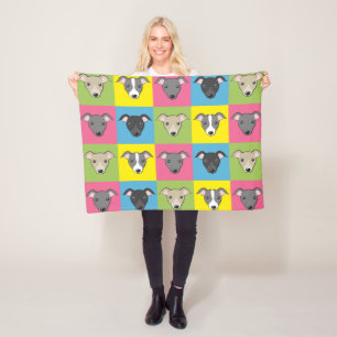 Cobertor De Velo Um desenho animado em pop