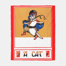 Cobertor De Velo Um gato