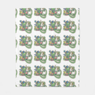 Cobertor De Velo Um polvo que adora ler