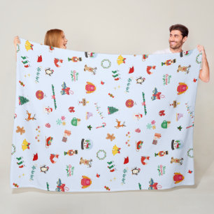 Cobertor De Velo Um presente de Natal flocos de neve bonitos no inv