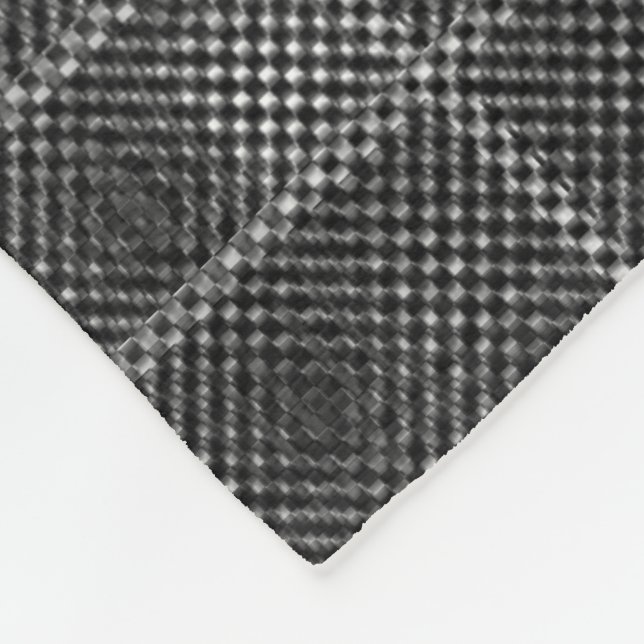 Cobertor De Velo Um tartano de cinza escura pequeno e abstrato (Quina)