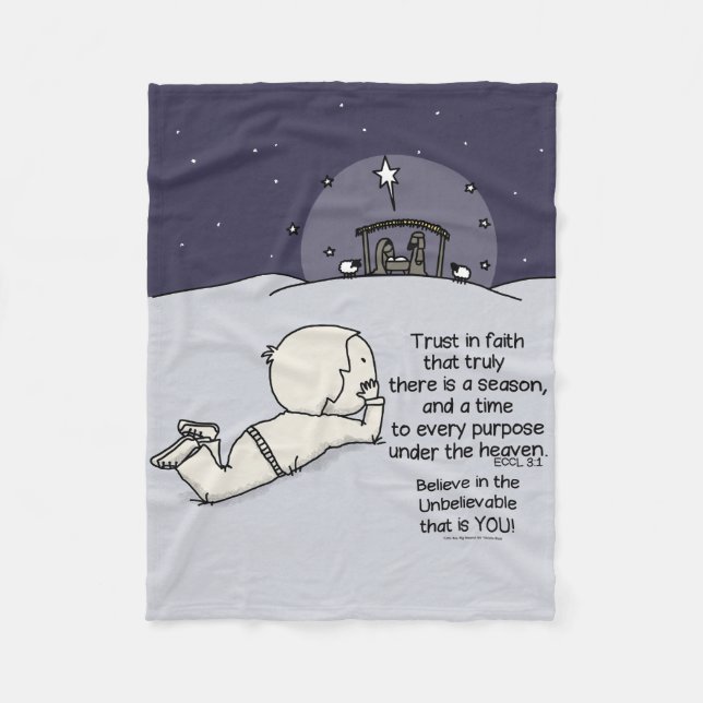 Cobertor De Velo Um tempo para cada propósito (Frente)