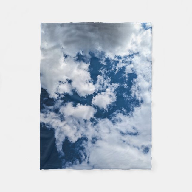 Cobertor De Velo Uma espiral nas nuvens (Frente)