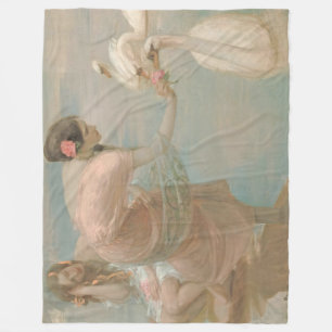 Cobertor De Velo Uma Manhã de Verão por Rupert Bunny (1897)