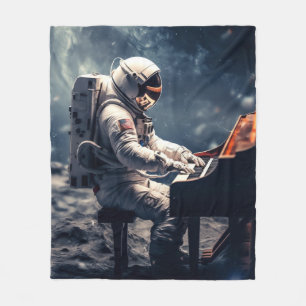 Cobertor De Velo Uma Sinfonia para as Estrelas Piano astronauta n