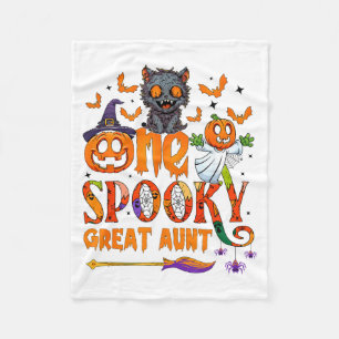 Cobertor De Velo Uma Tia Avó Soky Engraçada de Halloween Gato Soky