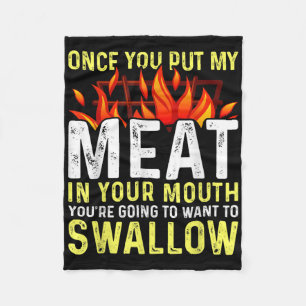 Cobertor De Velo Uma Vez Que Você Coloca Minha Carne Em Seu Churras