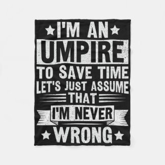 Cobertor De Velo Umpire Funny Sketll Design For An Umpire 