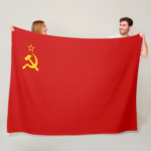 Cobertor De Velo União Soviética (URSS) (martelo comunista e foice