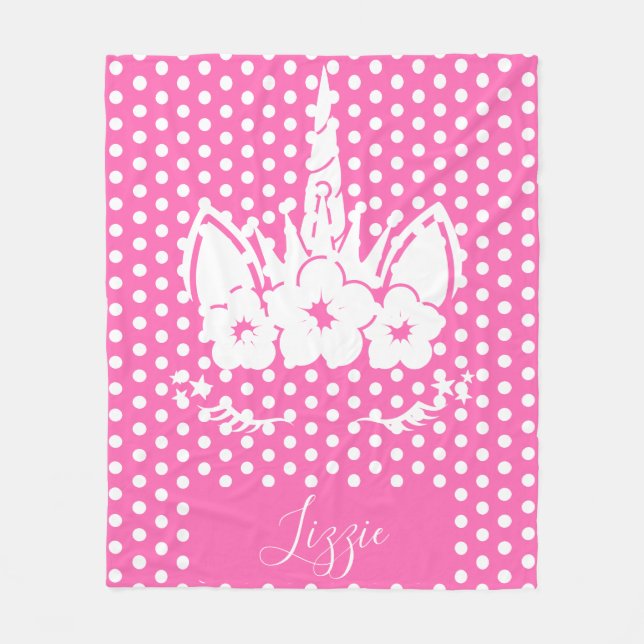 Cobertor De Velo Unicorn Blanket | Face Unicorn (Frente)