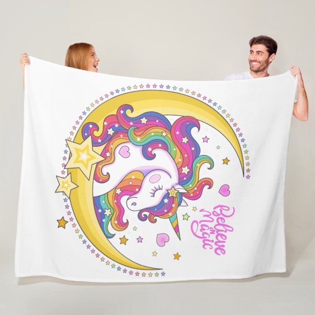 Cobertor De Velo Unicorn Magic Fleece Blanket (In Situ)