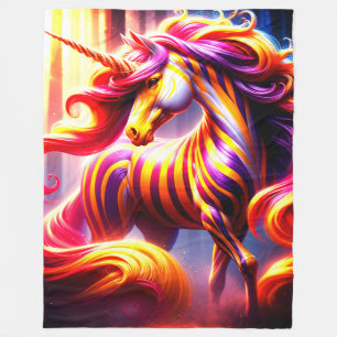 Cobertor De Velo Unicórnio