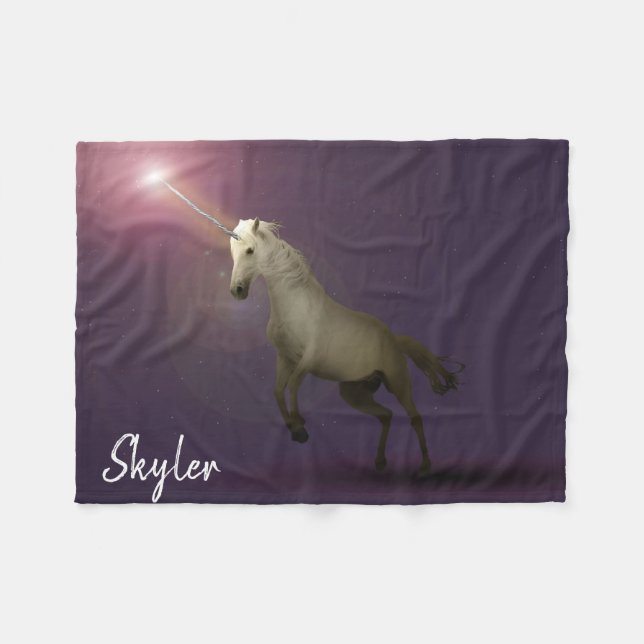 Cobertor De Velo Unicórnio (Frente (Horizontal))