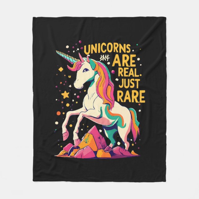 Cobertor De Velo Unicórnio é raro (Frente)