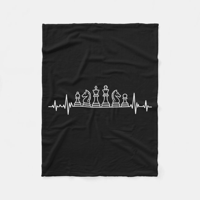 Cobertor De Velo Unique Chess Themed For Men Women Chess Player Che (Frente)