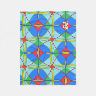 Cobertor De Velo Unique Pattern Abstract  Fleece Blanket