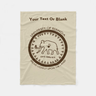 Cobertor De Velo Universidade de Beringia Mammoth