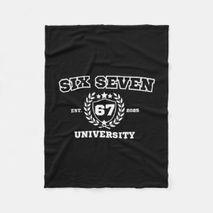 Cobertor De Velo Universidade Seis Sete Seis Sete Bruh 67 Meme 