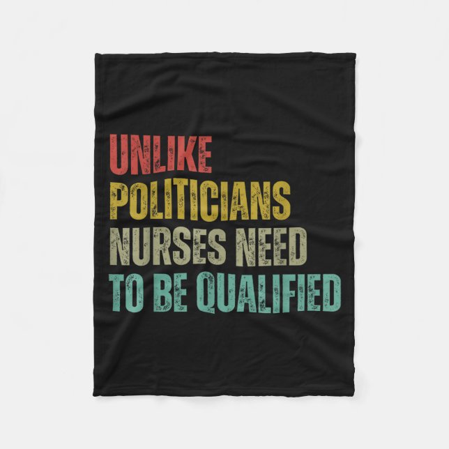 Cobertor De Velo Unlike Liticians Nurses Need To Be Qualified Sarca (Frente)