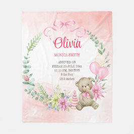 Cobertor De Velo Ursinho-de-bruxaria, bebê-de-bruxaria