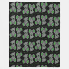 Cobertor De Velo Ursinho-esmeralda dos sonhos doces