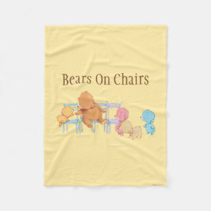 Cobertor De Velo Urso de Brown & cadeiras grandes da parte quatro