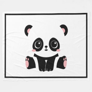 Cobertor De Velo Urso de panda