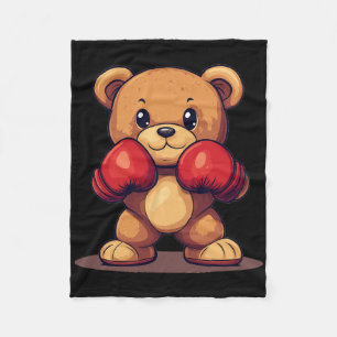 Cobertor De Velo Urso Nivelador Com Luvas De Boxin Para Um Olho Per