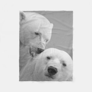 Cobertor De Velo Urso Polar Amor e Cumplicidade