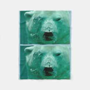 Cobertor De Velo Urso Polar Animal Ártico Norte Fofo Caprichoso