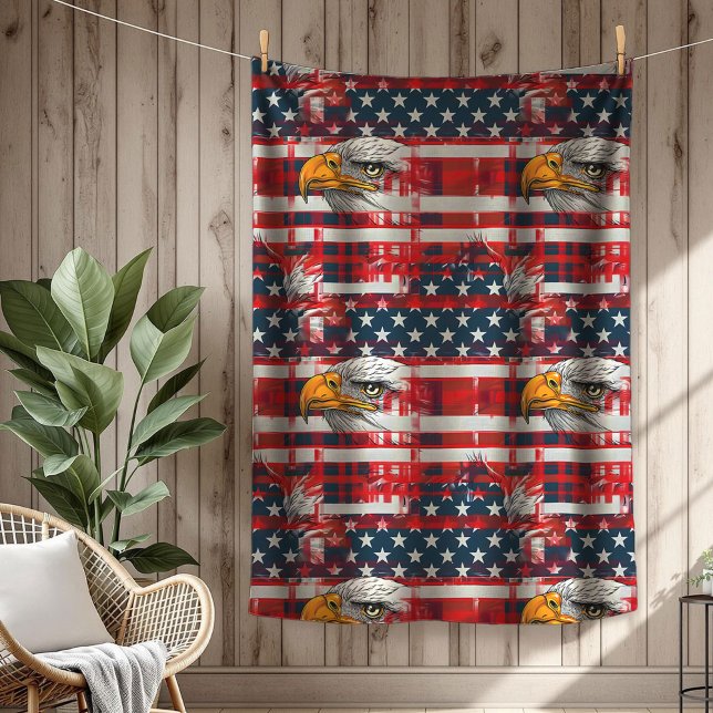Cobertor De Velo USA Eagle Throw Celebrate Freedom in Cozy Style (USA Eagle Throw Celebrate Freedom in Cozy Style)
